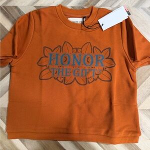 Honor The Gift Orange Kids Short Sleeve Tee